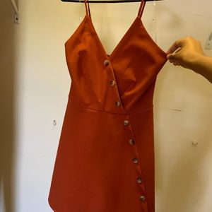 Rusty Orange Dress